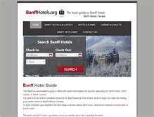 Tablet Screenshot of banffhotels.org